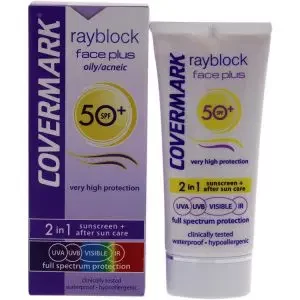 covermark rayblock face plus oily acneic spf50+ 50ml