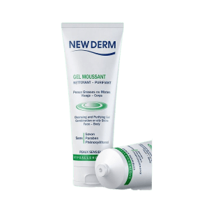 new derm gel moussant purifiant 250ml