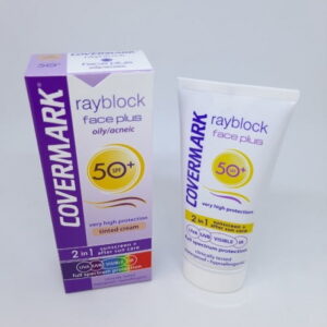 covermark rayblock face plus oily acneic soft brown spf50+ 50ml