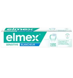 elmex dentifrice sensitive blancheur 75ml